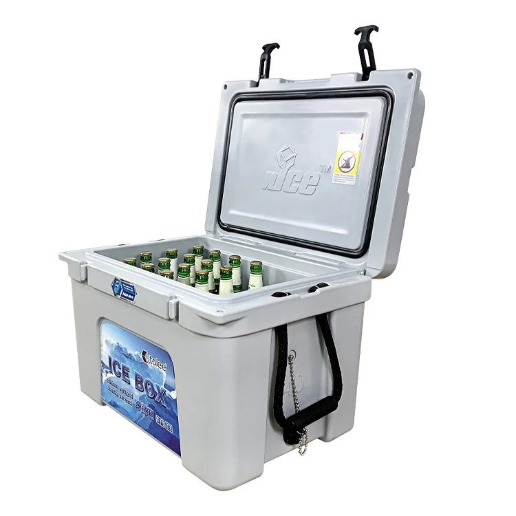 Tolee 40l 45qt Rotational Molded Ice Fishing Cooler Box Plastic Ice
