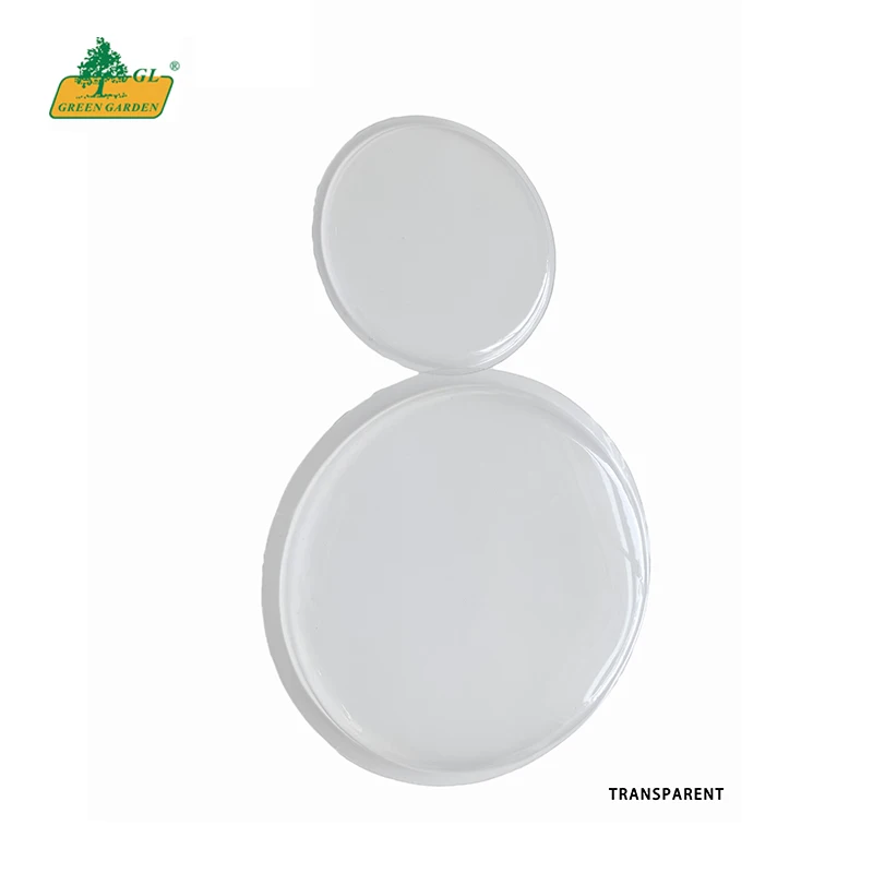 Оптовая продажа прозрачная Прочная Большая пластиковая подставка для растений горшок блюдце высокое растение