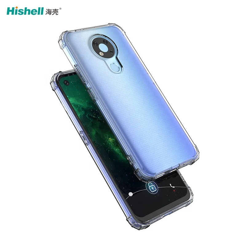 Transparent TPU Shockproof Mobile Phone Cases for Nokia Iphone