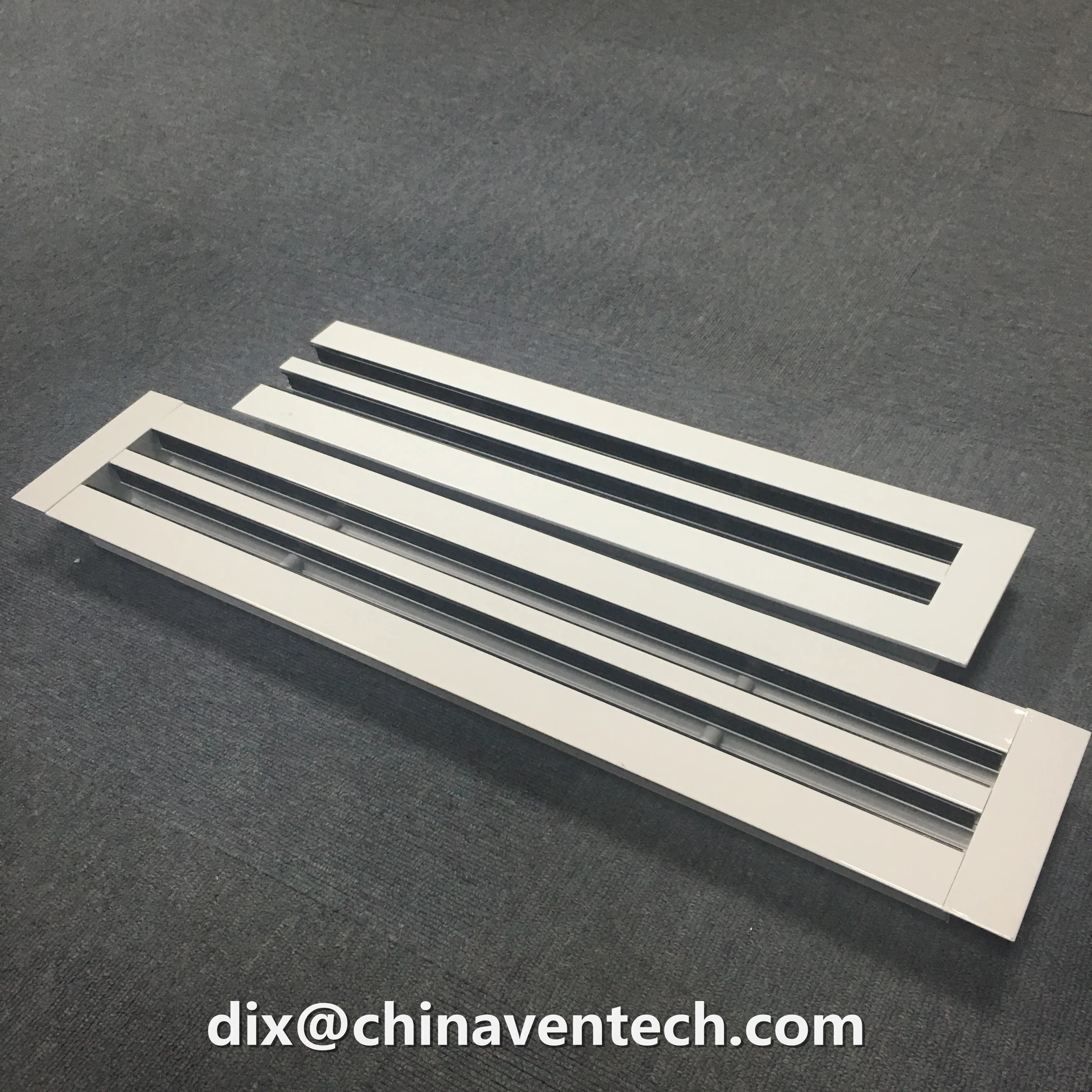 Hvac Duct Work Flowbar Diffuser air Supply Linear Slot Diffuser with Plenum Box