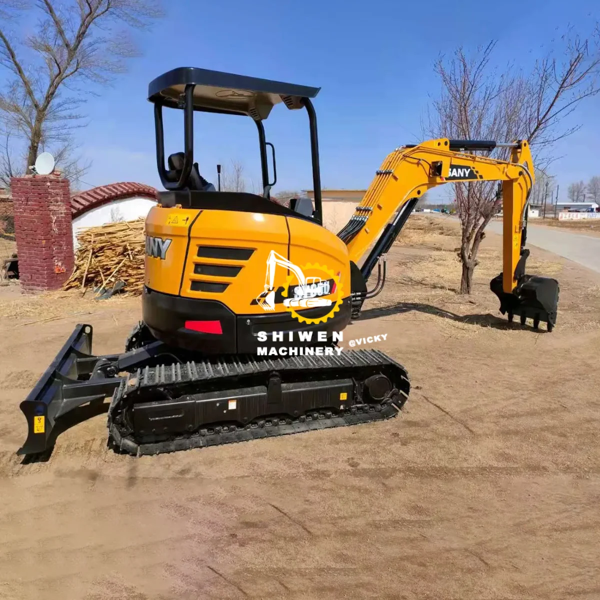 Used SANY SY35u Mini Excavator, Mini Excavadora SANY SY35u SY16c SY26u SY55c SY60c SY75c SY95c, Fits Multiple Construction Sites