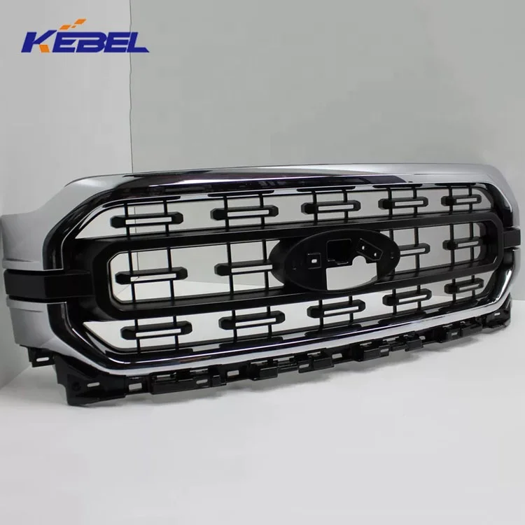 KEBEL Komplet za karoseriju Hromirana prednja rešetka za automobil OEM ML3Z-8200-BB Dodatna oprema za automobile Rešetke za Ford F-150 2021