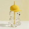 Little bear cup-baseball cap design-lemon yellowsoda-lime glass