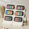 สีขาวน้ำนมและสีเทาโปร่งใส แพ็คคู่