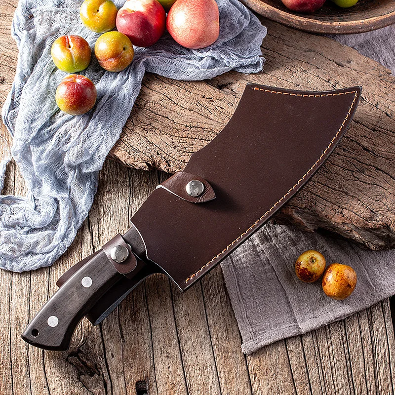 Dragon Butcher Knife Ultra Sharp Chef Knife Hand Forged Meat Cleaver