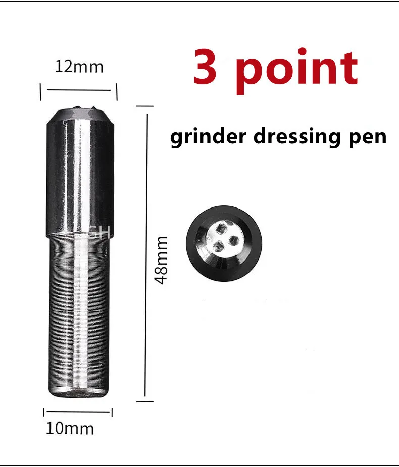 3 Point Grinder Diamond Dressing Pen Multiple Point Diamond Grinding
