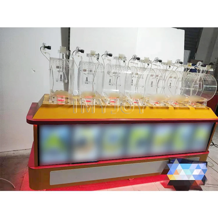 Профессиональное оборудование для лотереи keno lucky с воздушным приводом 7D машина онлайн-рисования системой автоматической идентификации RFID