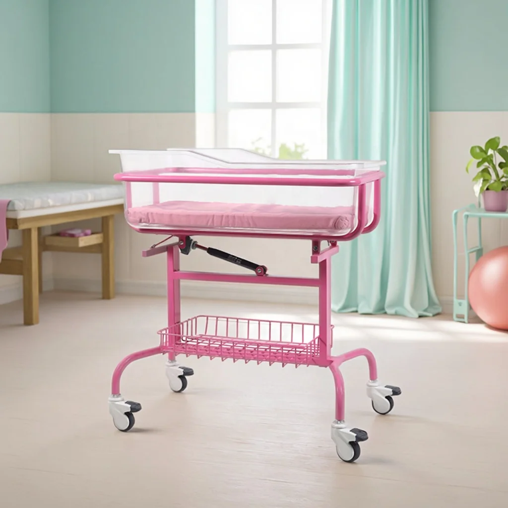 Cold Rolled Steel & SUS304 Modern Hospital Bed Infusion Function Foldable Durable Multi-Function Trolley for Hotel and Gym Use 4