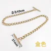 712 Gold Strap Chain - 1 Pair