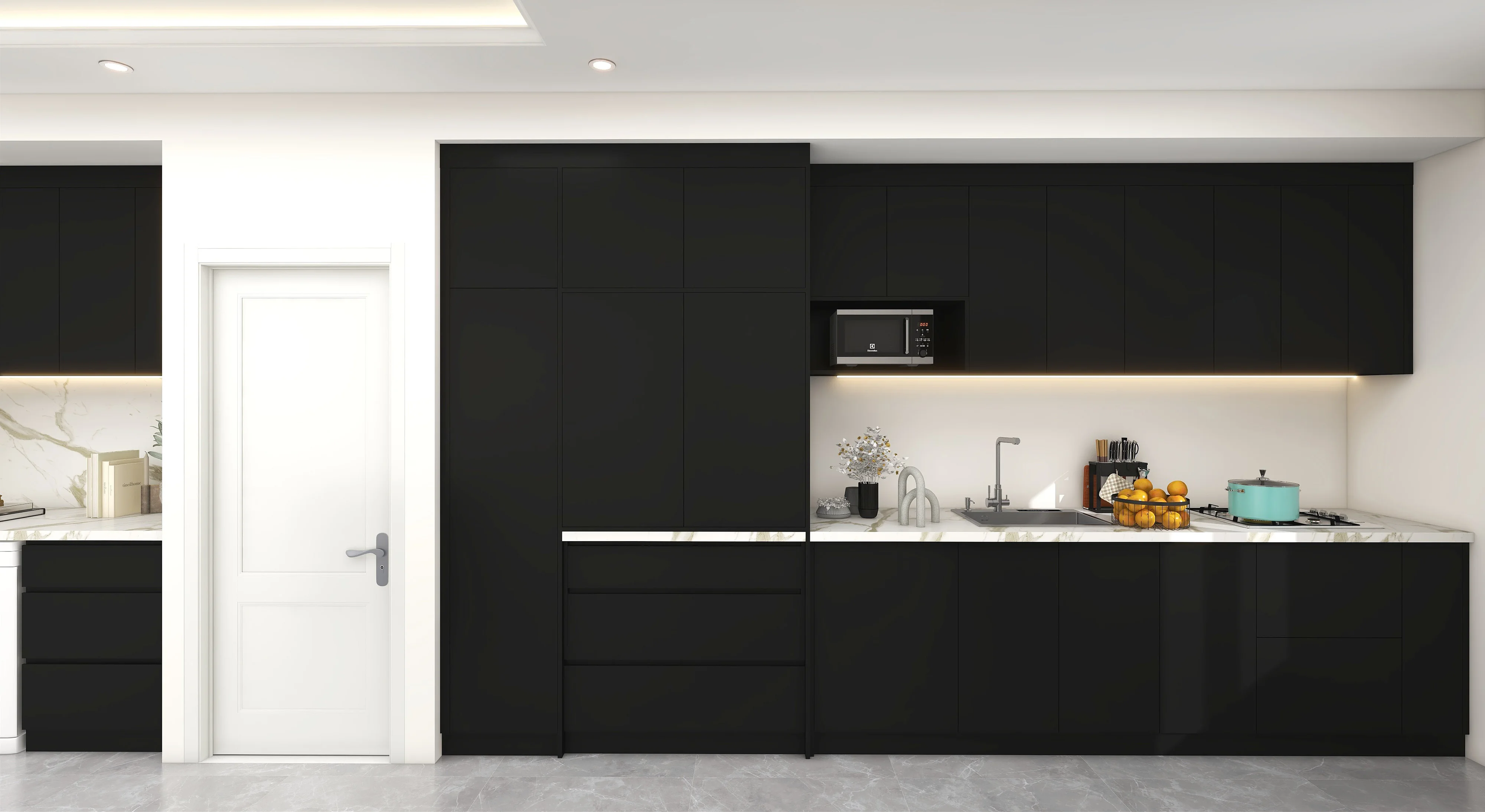 Modern Island Kitchen Design - Custom Cabinets & More