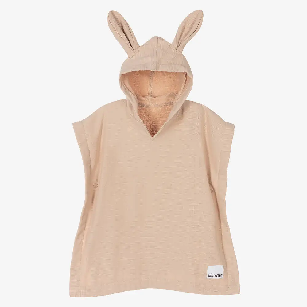 Bunny Design Kids Poncho Towel Organic Cotton Baby Bath Towel Light Weight Kids Hooded Towel supplier