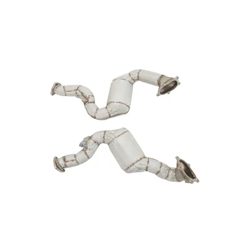 YT  for Audi S5 S6 RS5 RS6 RS7 High-Performance Stainless Steel Exhaust Downpipe with Heat Insulation
