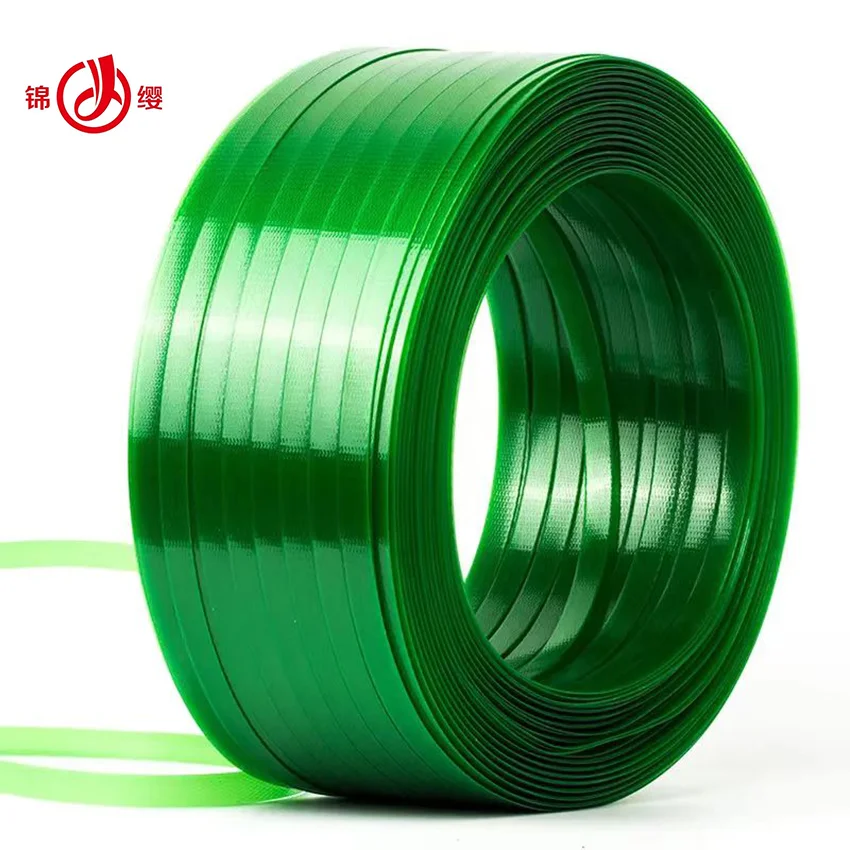 Custom Pet Plastic Strapping Tape Roll Pet Strapping Tape Green Pet