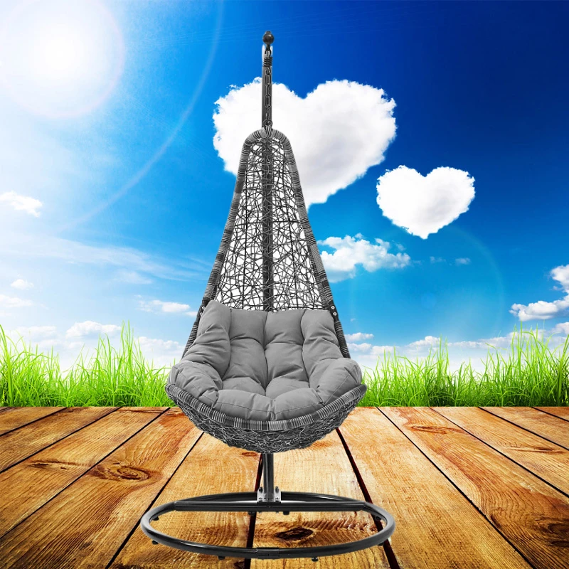 Patio Wicker Hanging Swing Chair Rattan Eggs Swing Chair Patio Egg