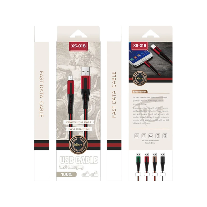 Кабель для быстрой зарядки FLOVEME, кабель для быстрой зарядки Micro USB, длина 1 м