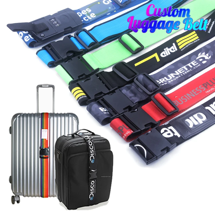 Personalized Luggage Personalised Lockable Luggage Straps Safety