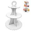 Soporte para pastel blanco