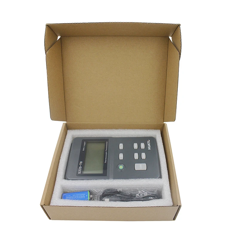 Huato S220-T8 Multi 8 Channels Thermocouple Temperature Data Logger