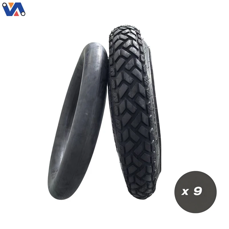 20x4.0 bicycle outer tire and inner tube detail