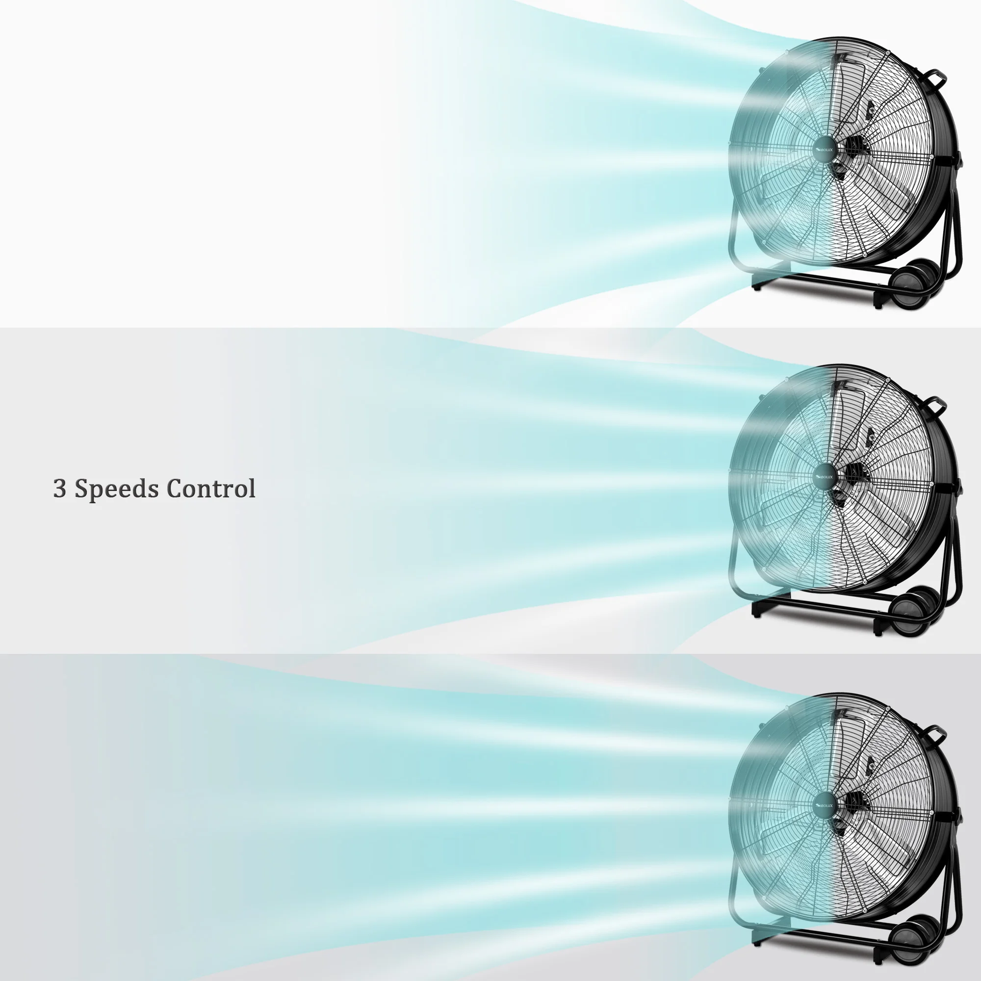 Wind Drum Fan, 24", Electric Power, 250 - detail 14