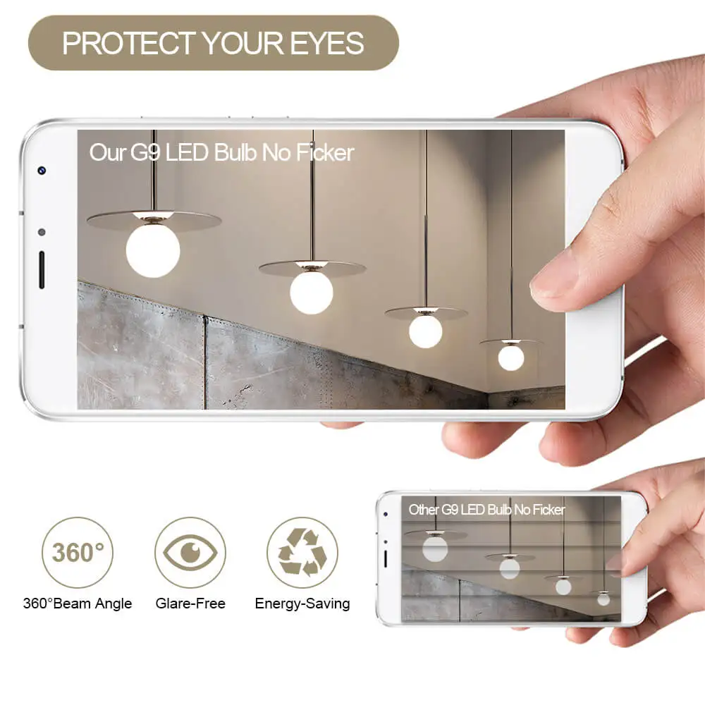 Focos 110V LED Bulbs 7W Capsule Lampada Pricelist G9 LED 220V