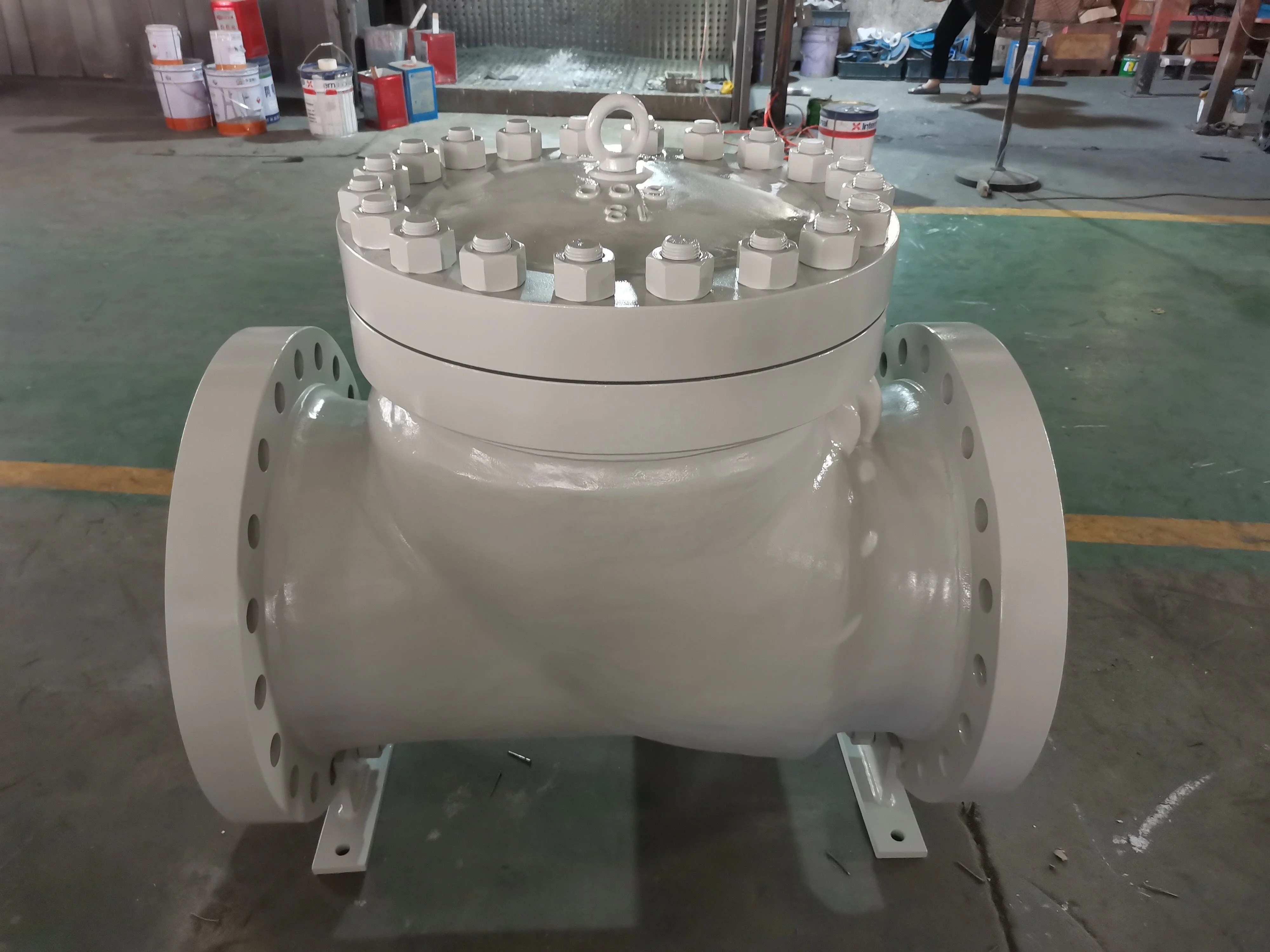 API6D BS1868 SWING CHECK VALVE  18inch 600lb Carbon Steel Body Non Slam Check Valve with Heavy Duty High Quality Valvulas