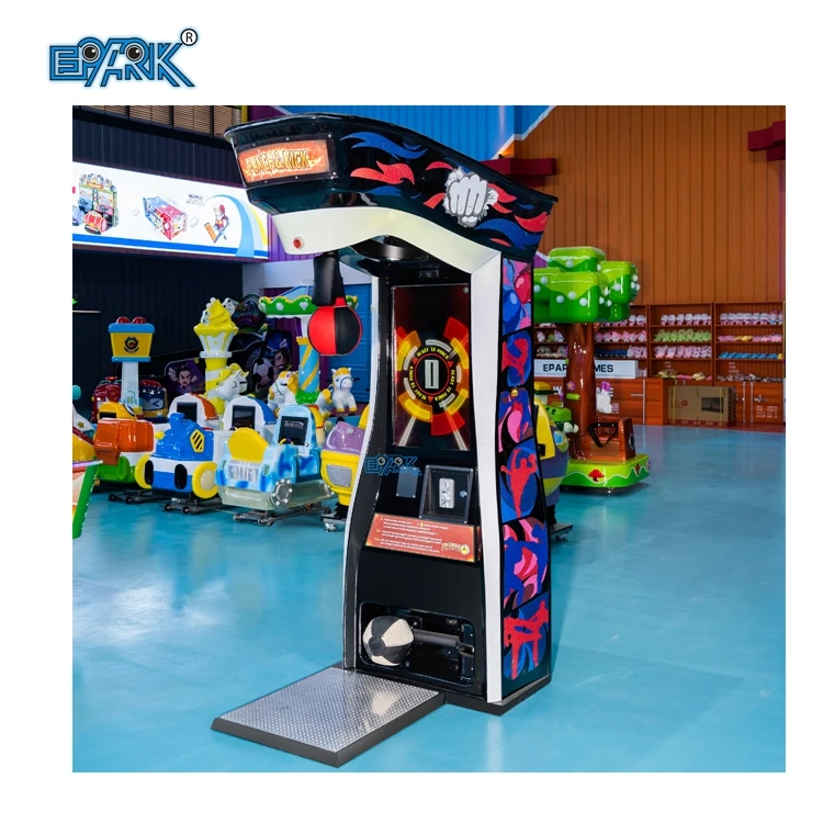 EPARK Coin Operated Kick and Boxing Machine Arcade Punch Machine Boxing Game Machine