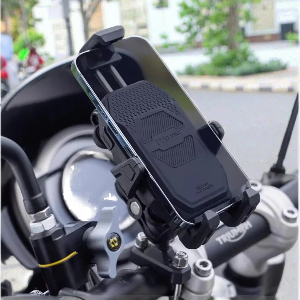 SMNU N1 serijos dviračių telefono laikiklis, vandeniui atsparus motociklų ir dviračių telefonų laikiklis, mobiliojo telefono laikiklis motociklams