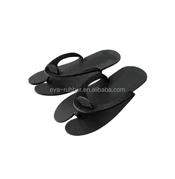 Open Toe Disposable Foam Slippers Hotel Salon Foam Pedicure Flipflops