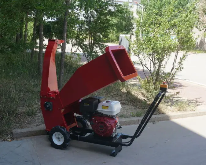 Машина для измельчения древесины 15HP с бензиновым двигателем