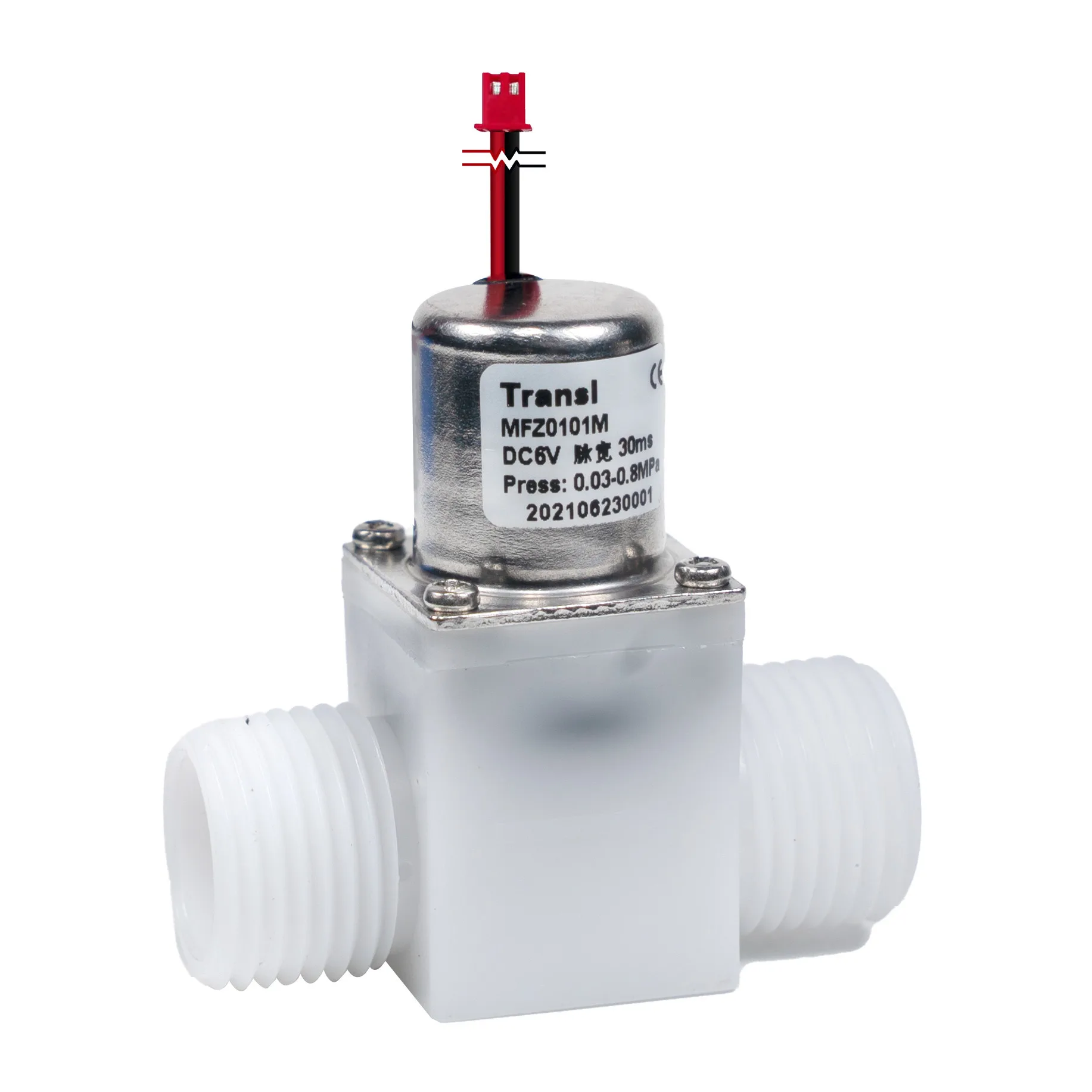 DC6V Stable Performance Water Solenoid Valve for Sensor Sanitary Ware and Garden Irrigation Solenoid Valve
