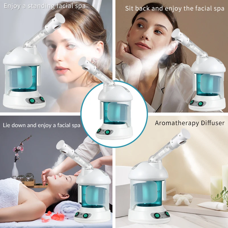 ボディ・フェイスケア K.Skin Face steamer thermal spray/nano KSKIN Nano Ionic Facial Steamer Humidifier, Spa Atomizer and