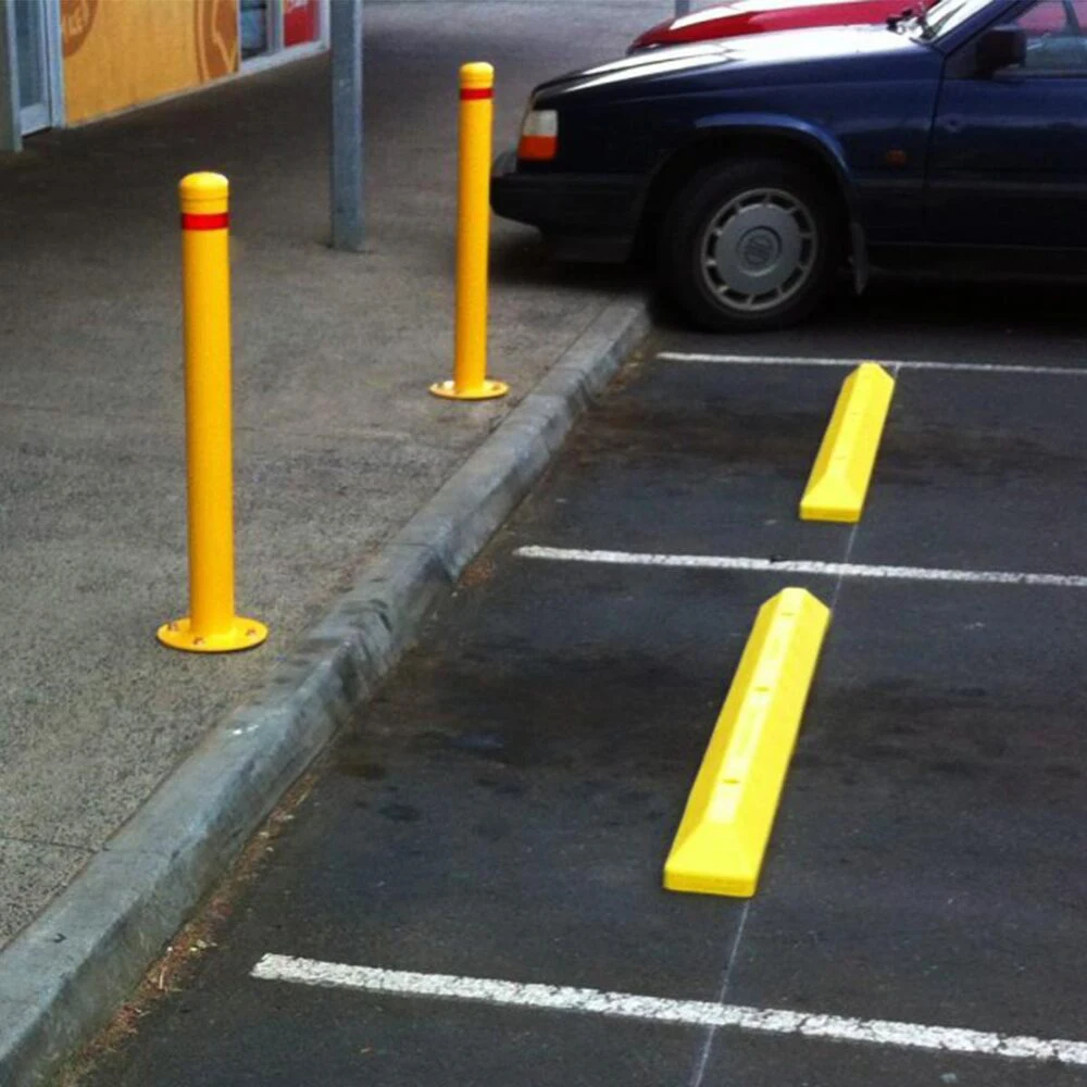 140mm Removable PadLock Traffic Barrier Yellow In-Ground Traffic Management Device supplier