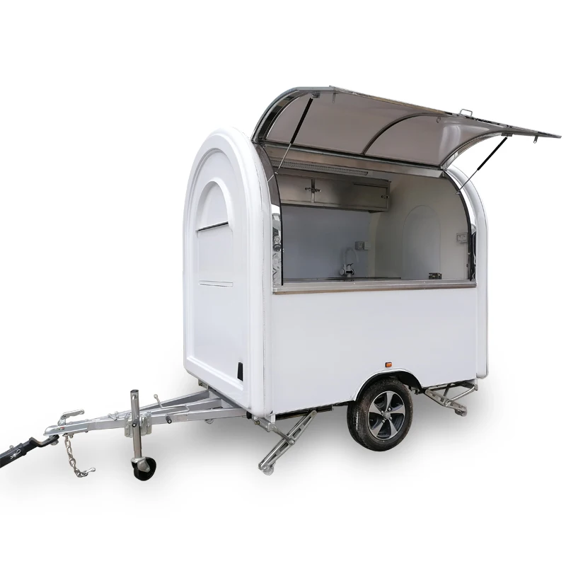 SL-6 2024 Hot Selling Outdoor Street Food Trucks for Ice Cream Kiosk Serving Drinks in the United States