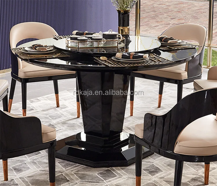 Alibaba Dining Room Table Adjustable Modern Luxury Golden