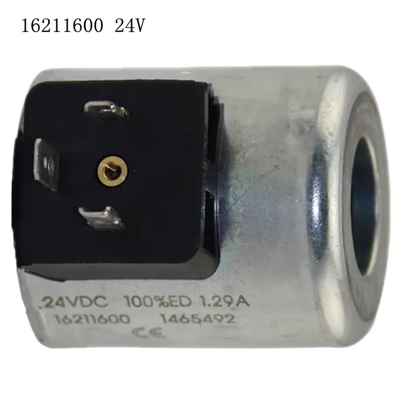 27VDC 12VDC 24VDC Hydraulic Main Pump Winding 16211500 16211600 16211700 16211400 Solenoid Valve Coil for YC85 Excavator