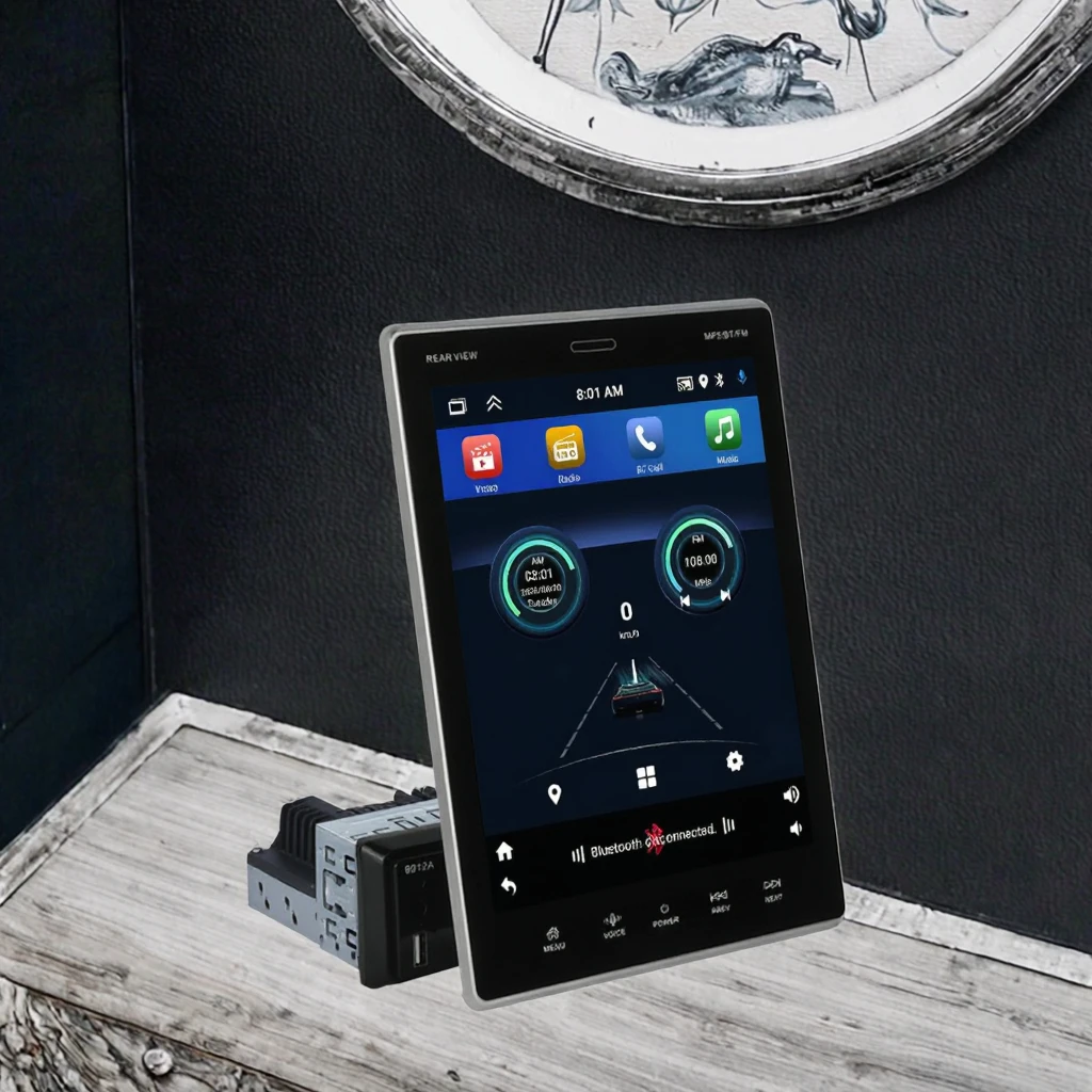 Universal 9.5\" 2 Din Android Navigation GPS Car Multimedia Player Dashboard Car Radio Touch Screen USB Carplay FM WIFI