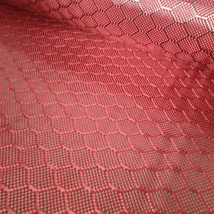 Carbon Fiber Honey Comb Weave Hexagon Carbon Colorful Kevlars Carbon Fiber Fabric