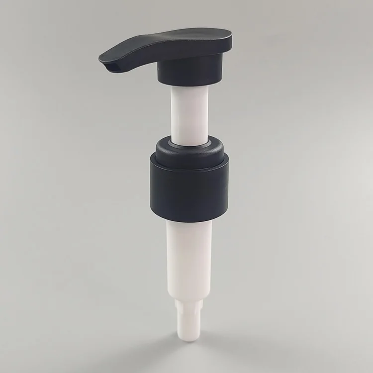 410 lotion pump in black color with smooth closure soap dispenser-65