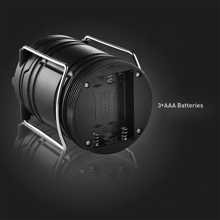 Battery Operated Powerful Survival Outdoor Mini COB LED Collapsible Camping Light