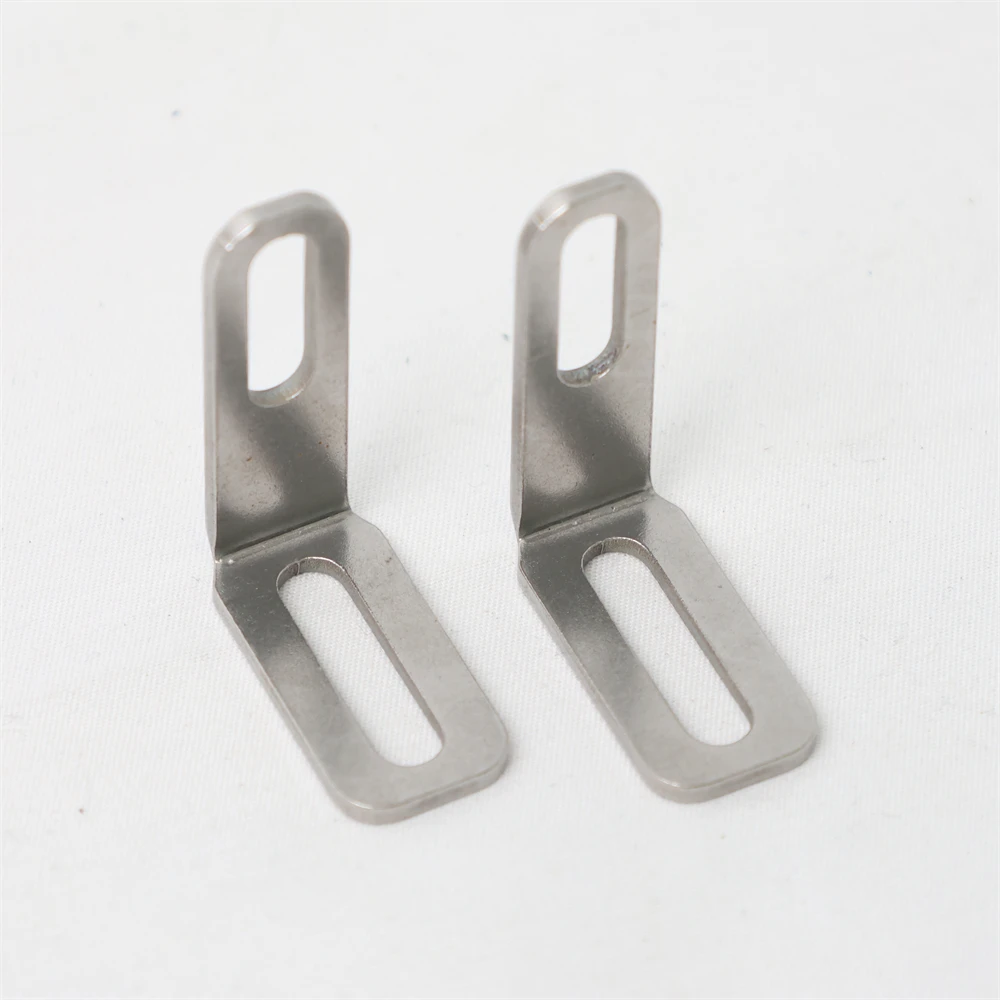 product universal motorcycle spotlight adjustment long hole double head 90 degree angle fixer connector l bracket angle iron piece-6
