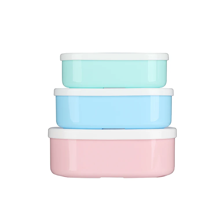 Food Storage Containers with Lid 3pcs Stackable Microwave Food Prep Refrigerator Containers Meal Prep Lunch Containers