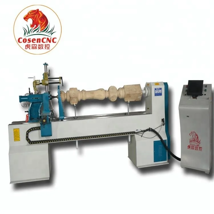 COSEN CNC Multipurpose Wood Turning Lathe Machine for Stair Baluster With CE