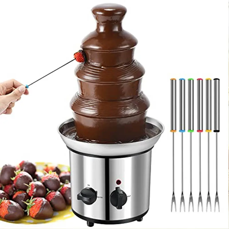 Индивидуальный домашний небольшой Электрический фонтан шоколада для оптовая продажа из Китая