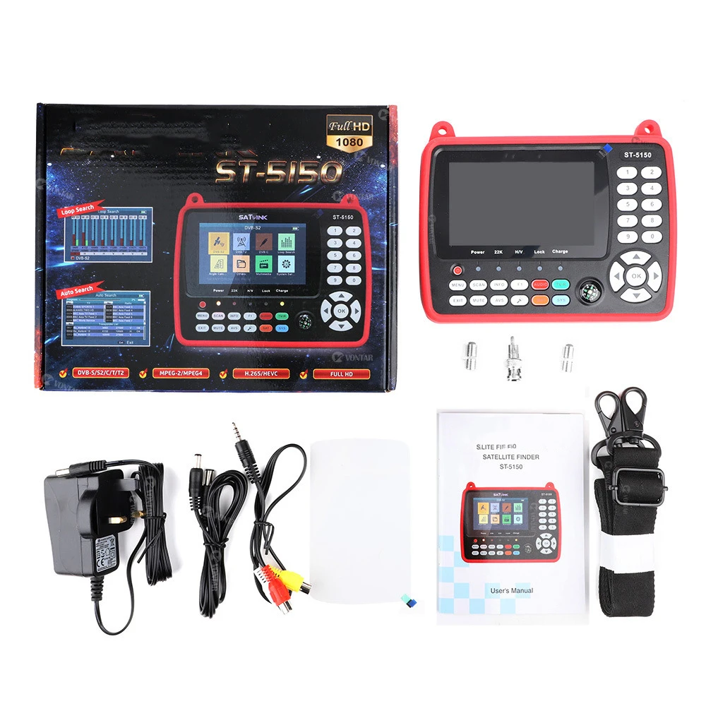 Оригинальный SATLINK ST-5150HD спутникового ТВ искатель Highfly Dvb-s2 950 МГц-2150 МГц цифровой Hd спутниковый сигнал Finder метр