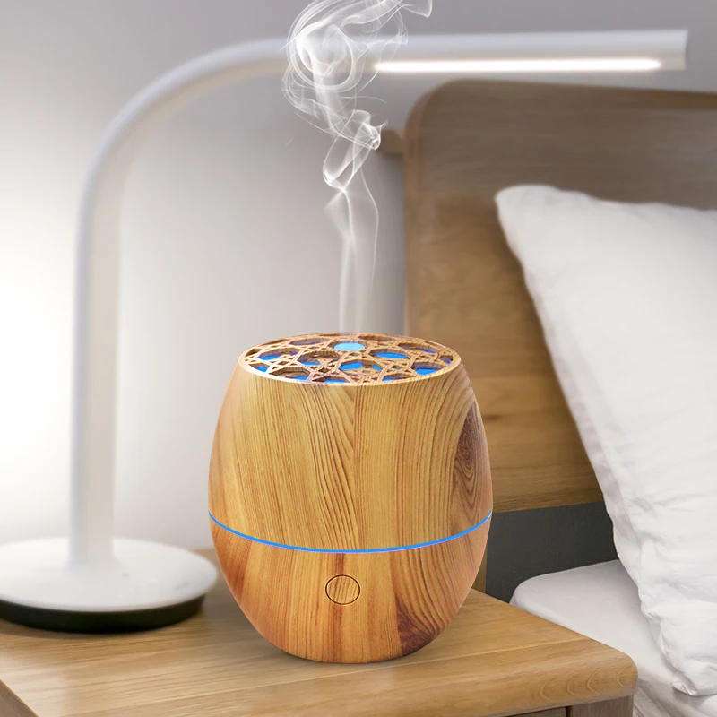 Upgraded 120ml Essential Oil Diffuser Cool Mist Humidifier with 7 Colors Lights  Waterless Auto Off for Home Office Room