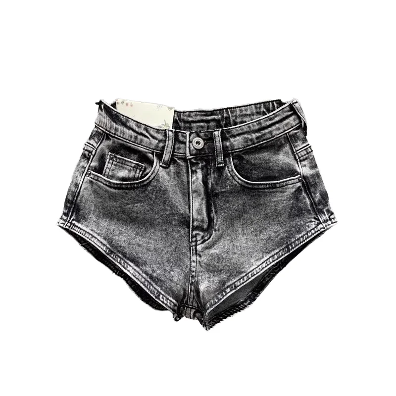 Peeqi 936 Spring 2025 New High Waist Y2K Breathable Denim Shorts Women's Streetwear Casual Sexy Eco-Friendly Plus Size