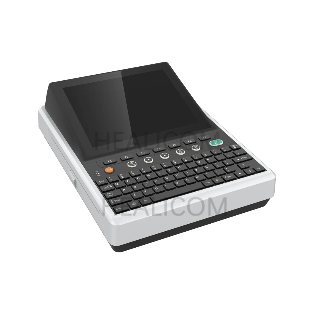HE-12B 12 Channel 12 Leads Big Touch Screen Digital Electrocardiogram ECG Machine