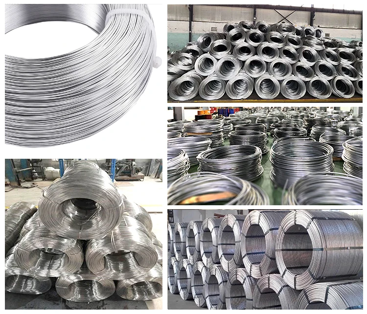 Wholesale Aluminum Wire 2024 5058 6061 7075/ Plain Wire Rod 0.210mm In