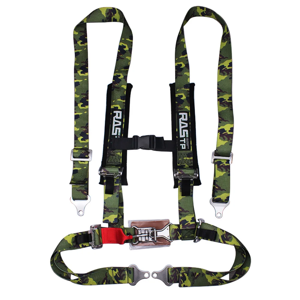 Factory Price Car Modification 2 Inch 4-point Universal Quick Release Seat Belt